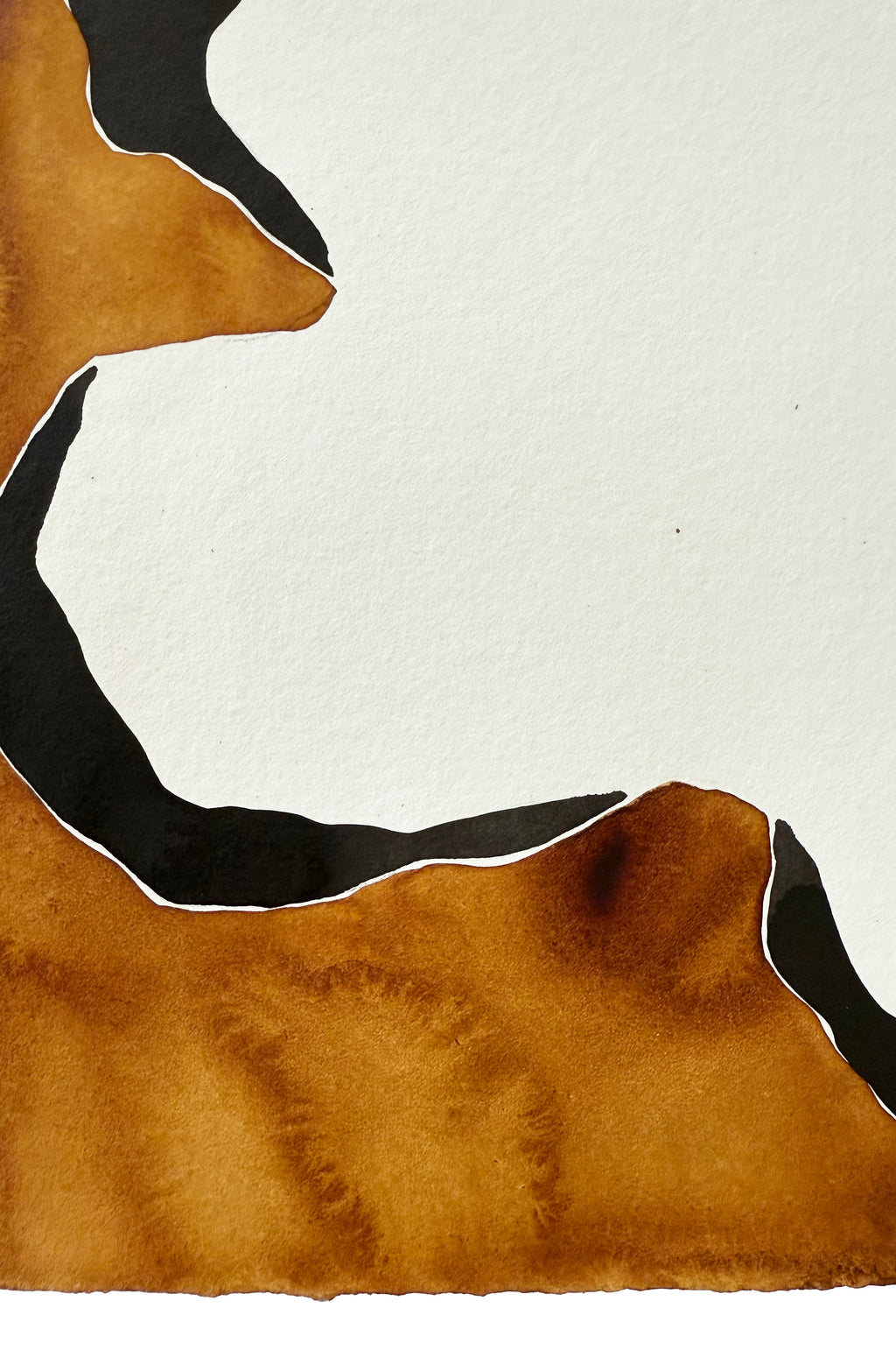 Painting by Kate Roebuck titled "Floral Three Tone" - 6.