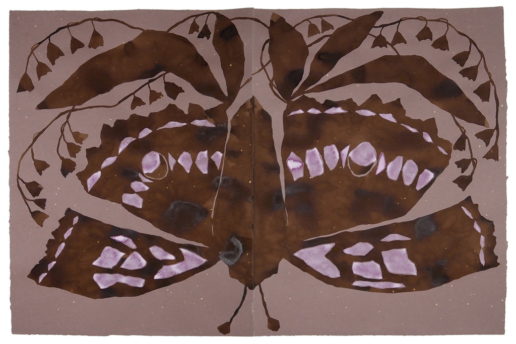 Painting by Kate Roebuck titled "Growing Wings" - 2.