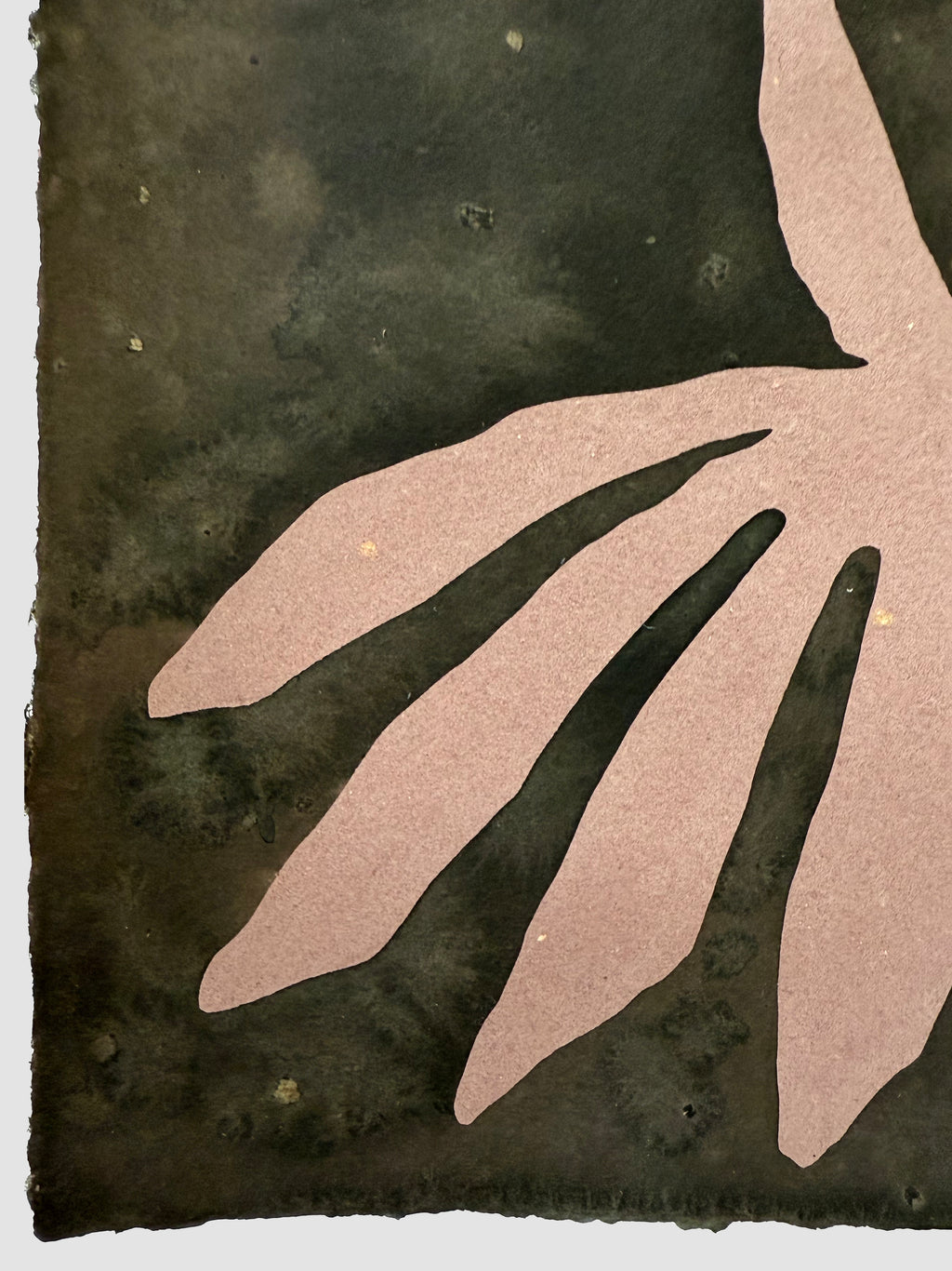 Painting by Kate Roebuck titled "Honeysuckle Vine" - 6.