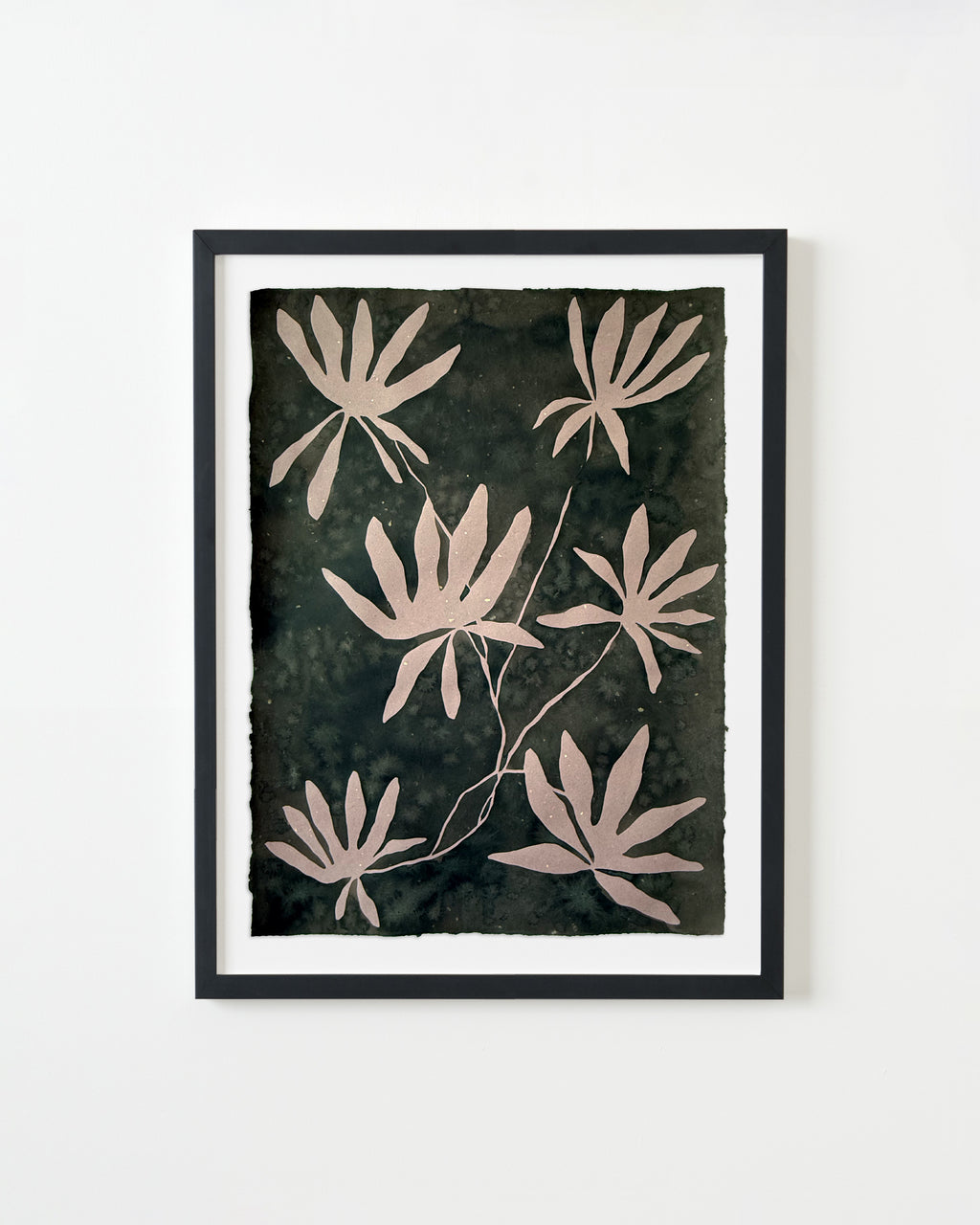 Painting by Kate Roebuck titled "Honeysuckle Vine" - 3.