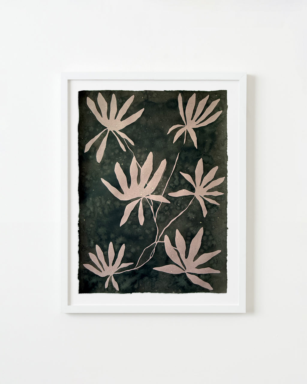 Painting by Kate Roebuck titled "Honeysuckle Vine" - 4.