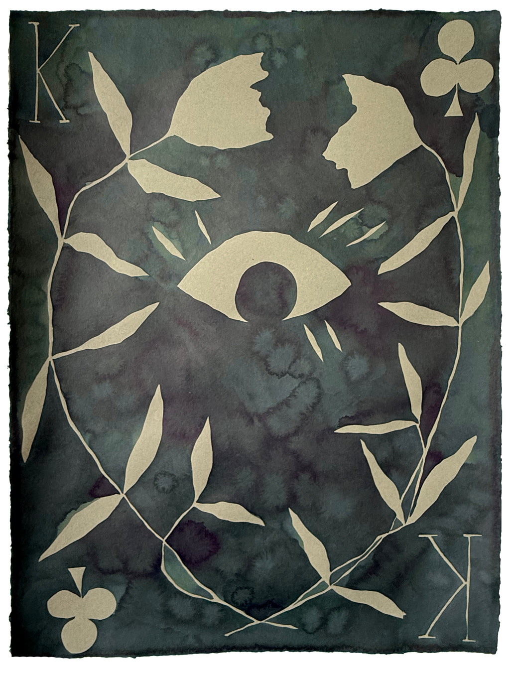 Painting by Kate Roebuck titled "King of Sympathy" - 2.