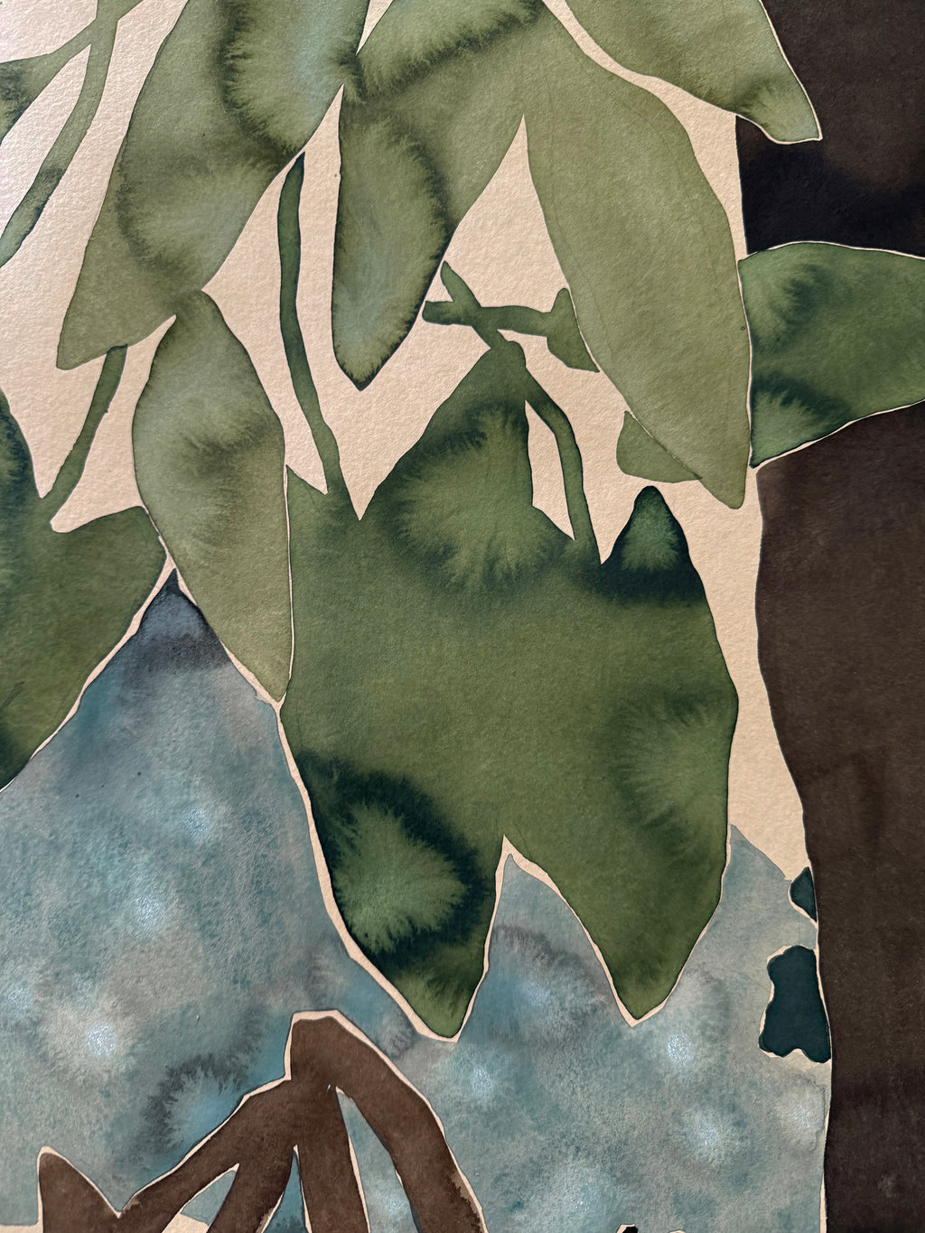 Painting by Kate Roebuck titled "Marsh" - 6.
