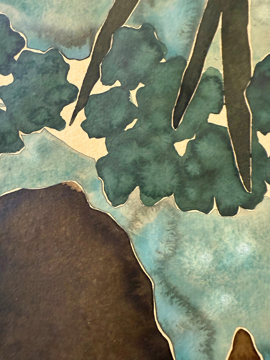 Painting by Kate Roebuck titled "Marsh" - 5.