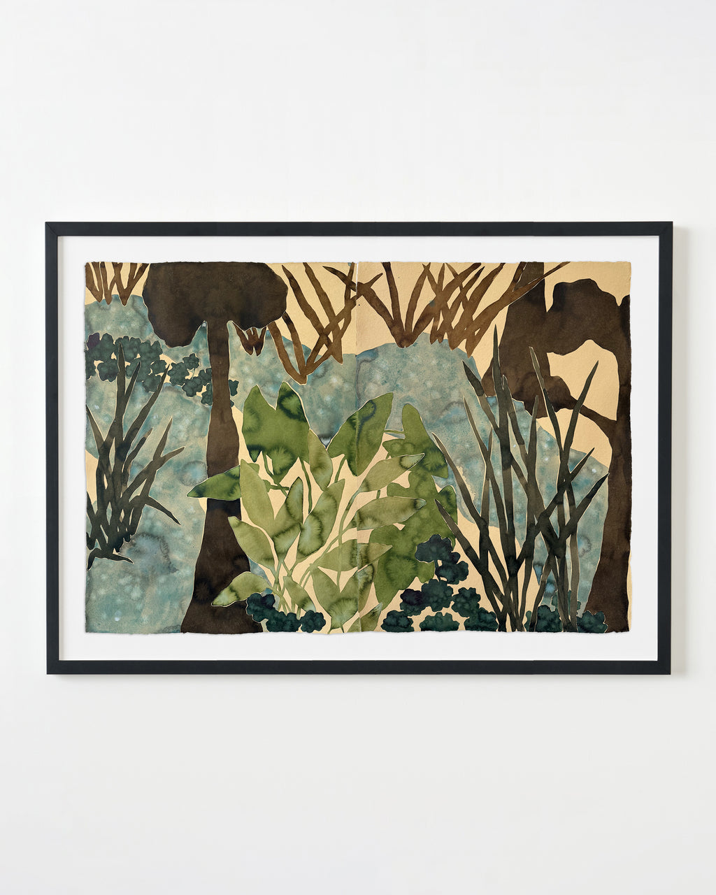 Painting by Kate Roebuck titled "Marsh" - 3.