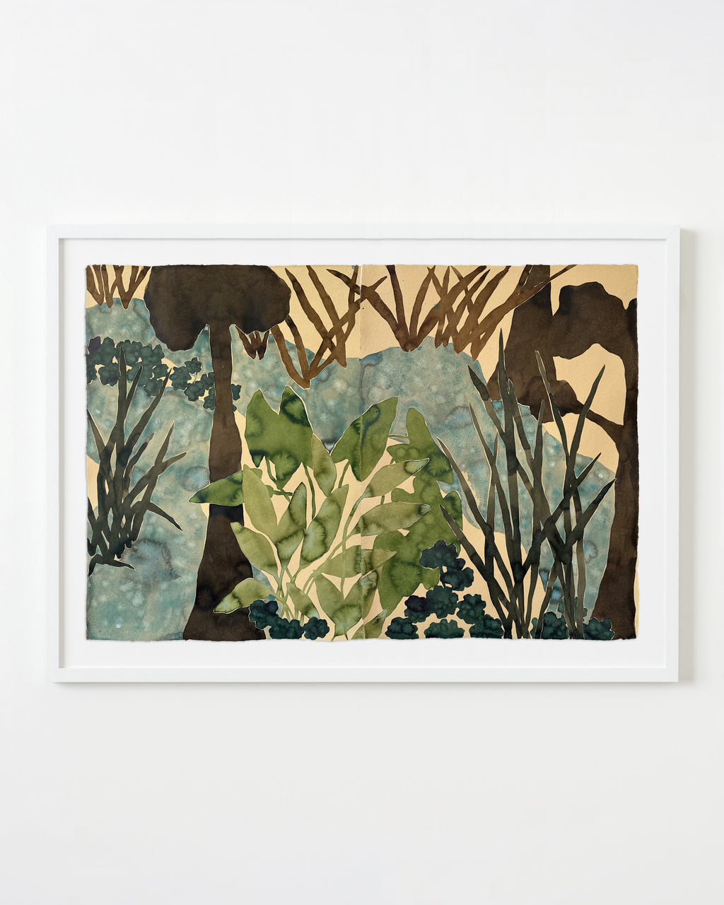 Painting by Kate Roebuck titled "Marsh" - 4.