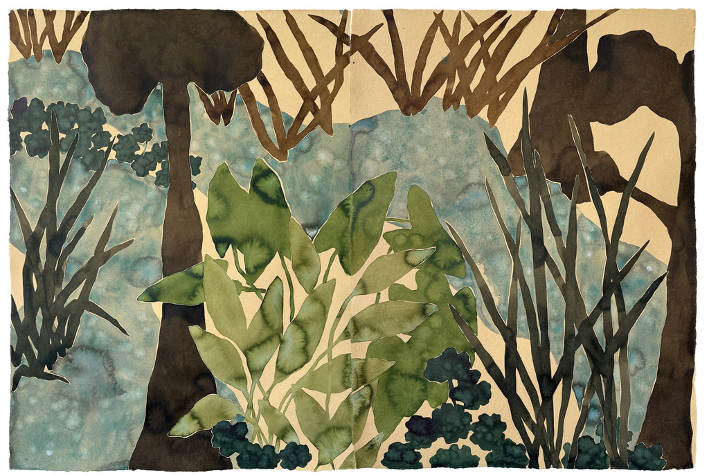 Painting by Kate Roebuck titled "Marsh" - 2.