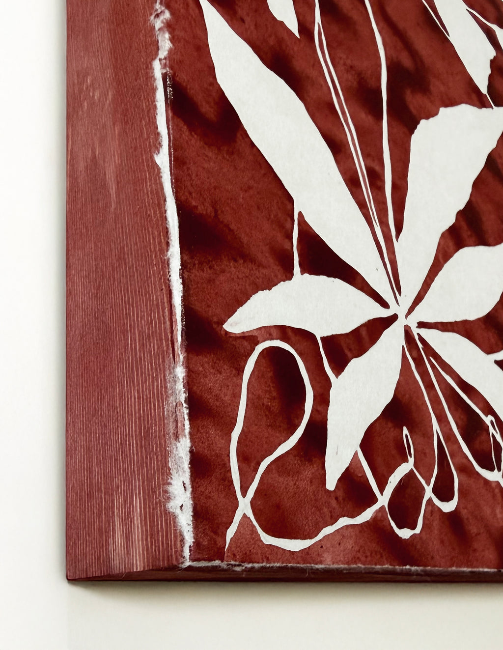 Painting by Kate Roebuck titled "Pinned Together" - 3.