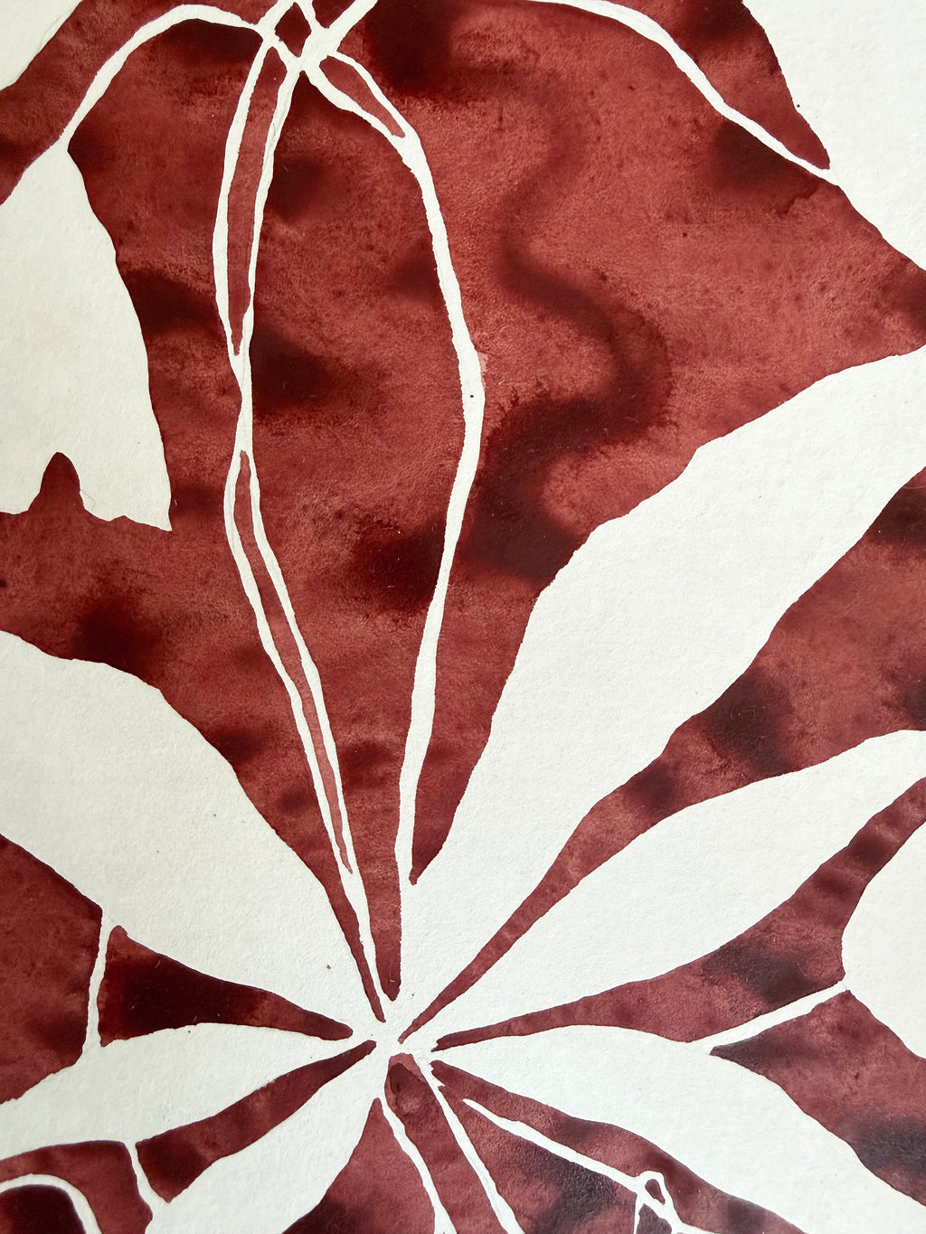 Painting by Kate Roebuck titled "Pinned Together" - 4.