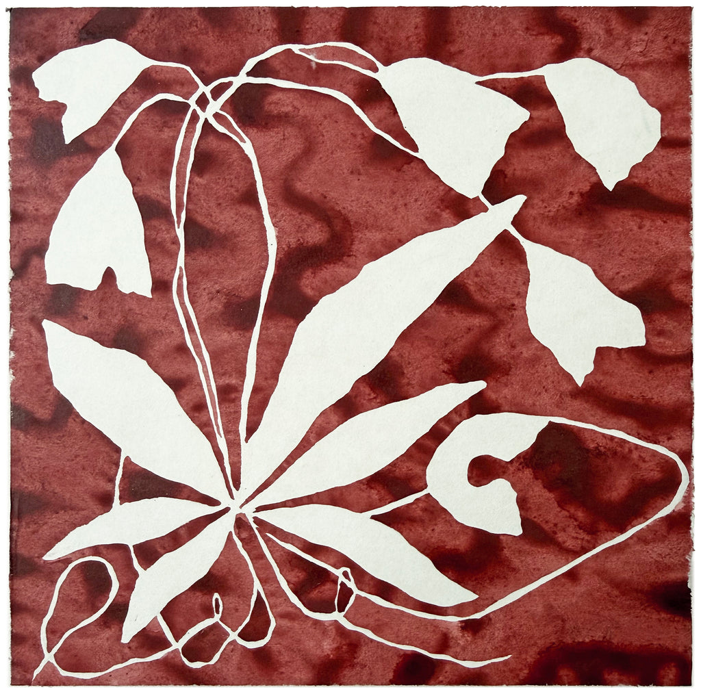 Painting by Kate Roebuck titled "Pinned Together" - 2.