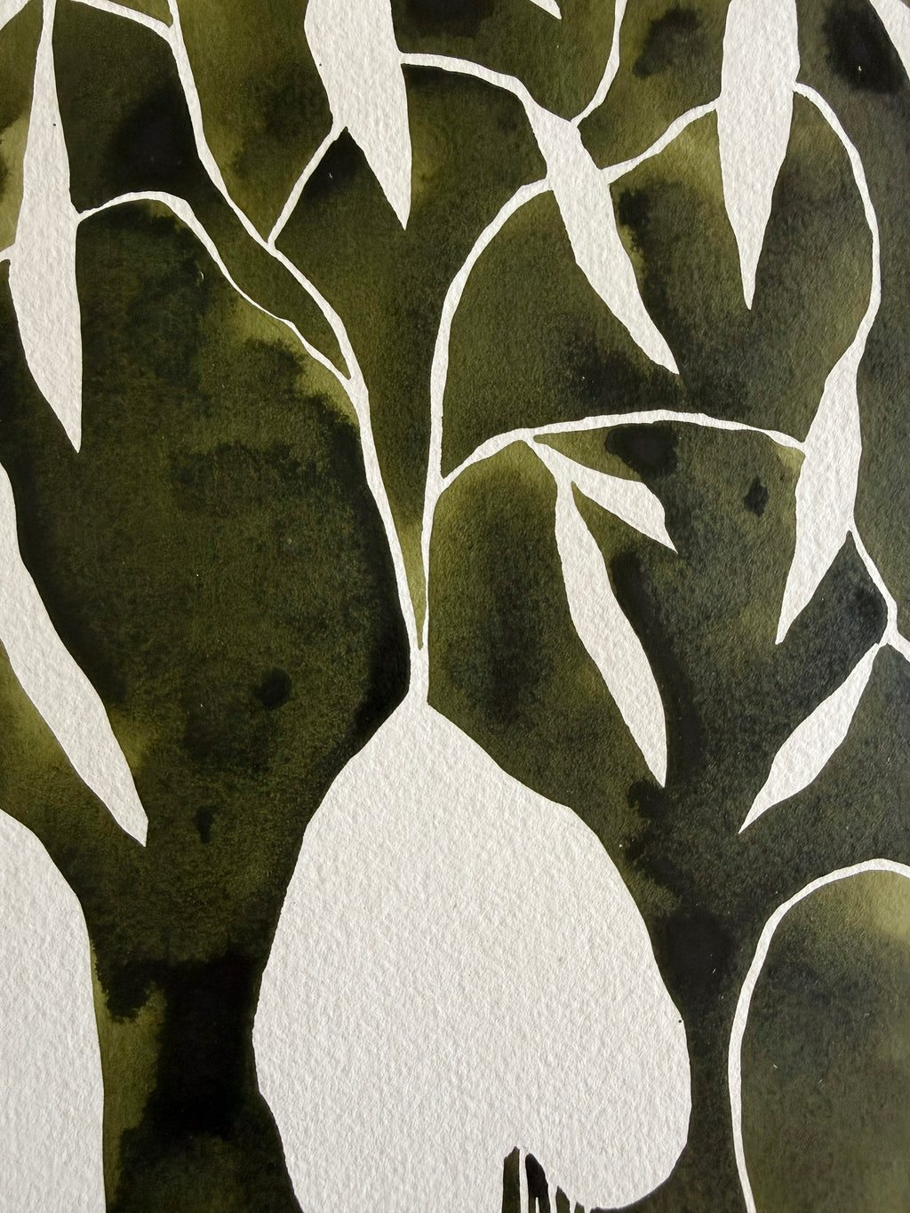 Painting by Kate Roebuck titled "Queen of Vines" - 5.