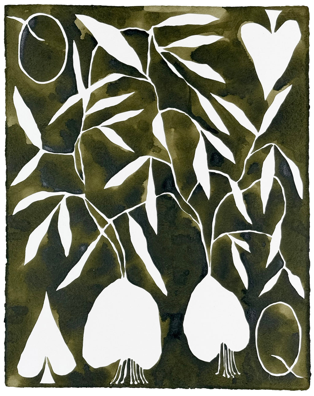 Painting by Kate Roebuck titled "Queen of Vines" - 2.