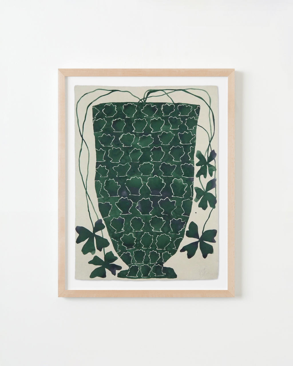 Painting by Kate Roebuck titled "Shell Jar" - 4.