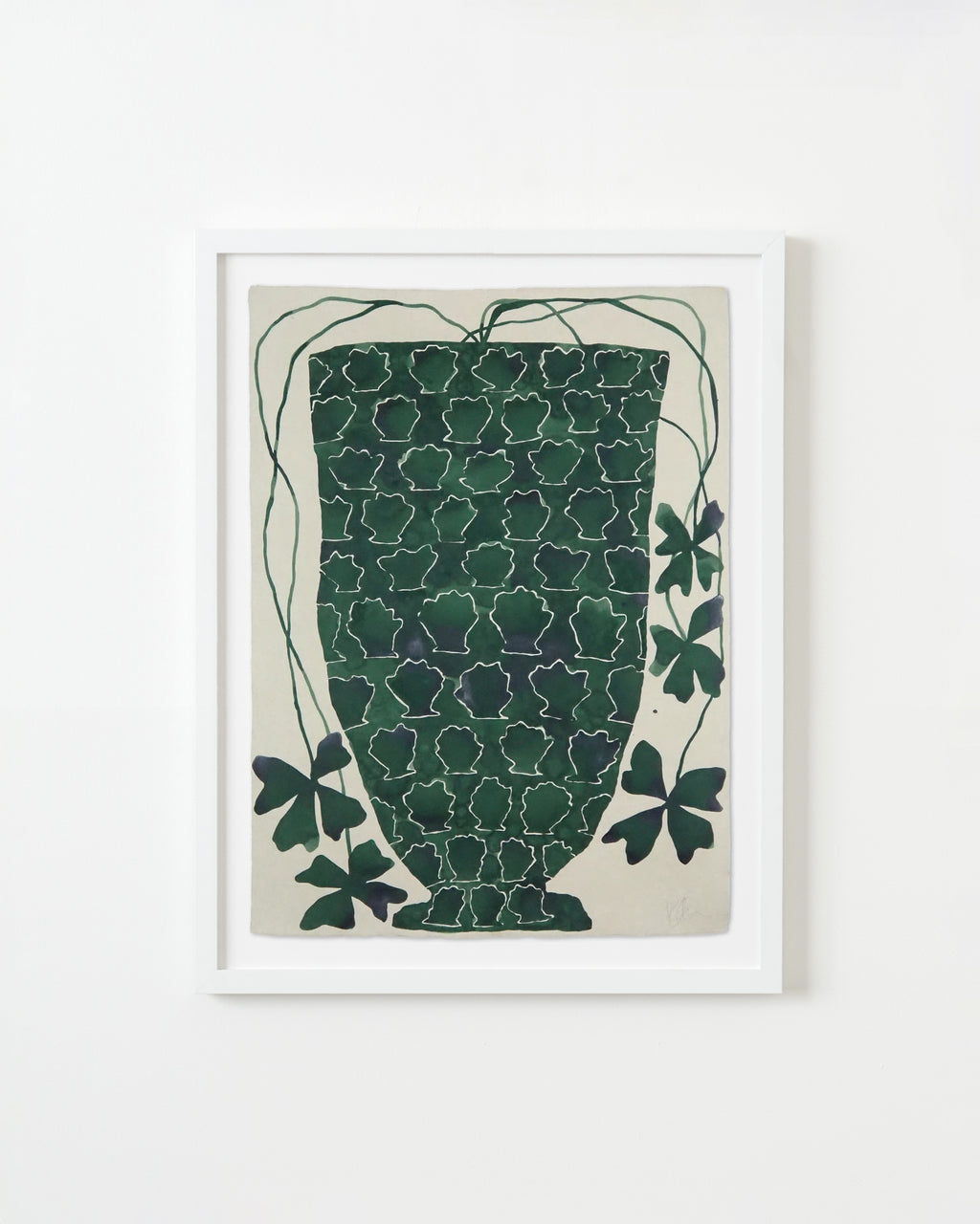 Painting by Kate Roebuck titled "Shell Jar" - 3.