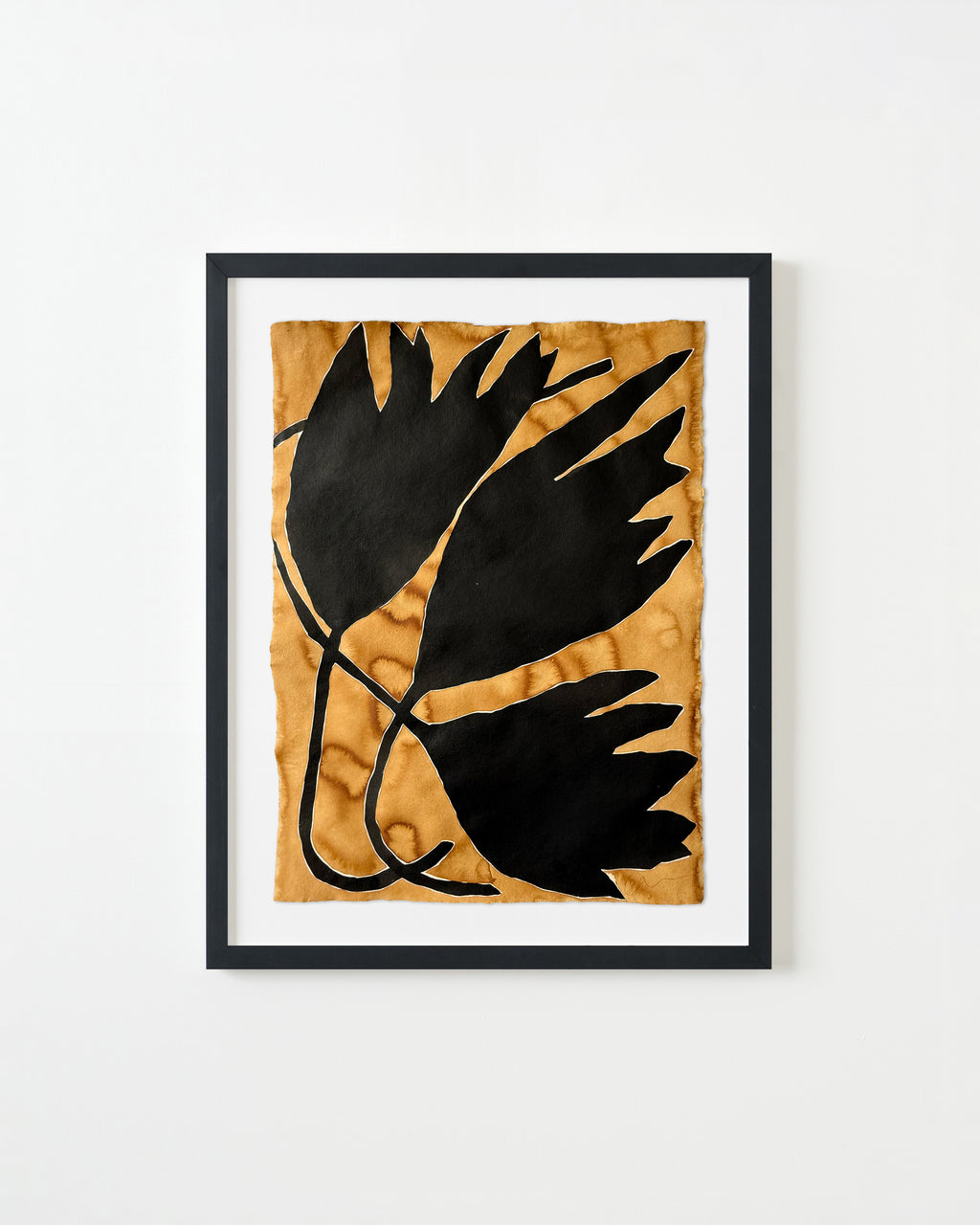 Painting by Kate Roebuck titled "Three Buds" - 2.