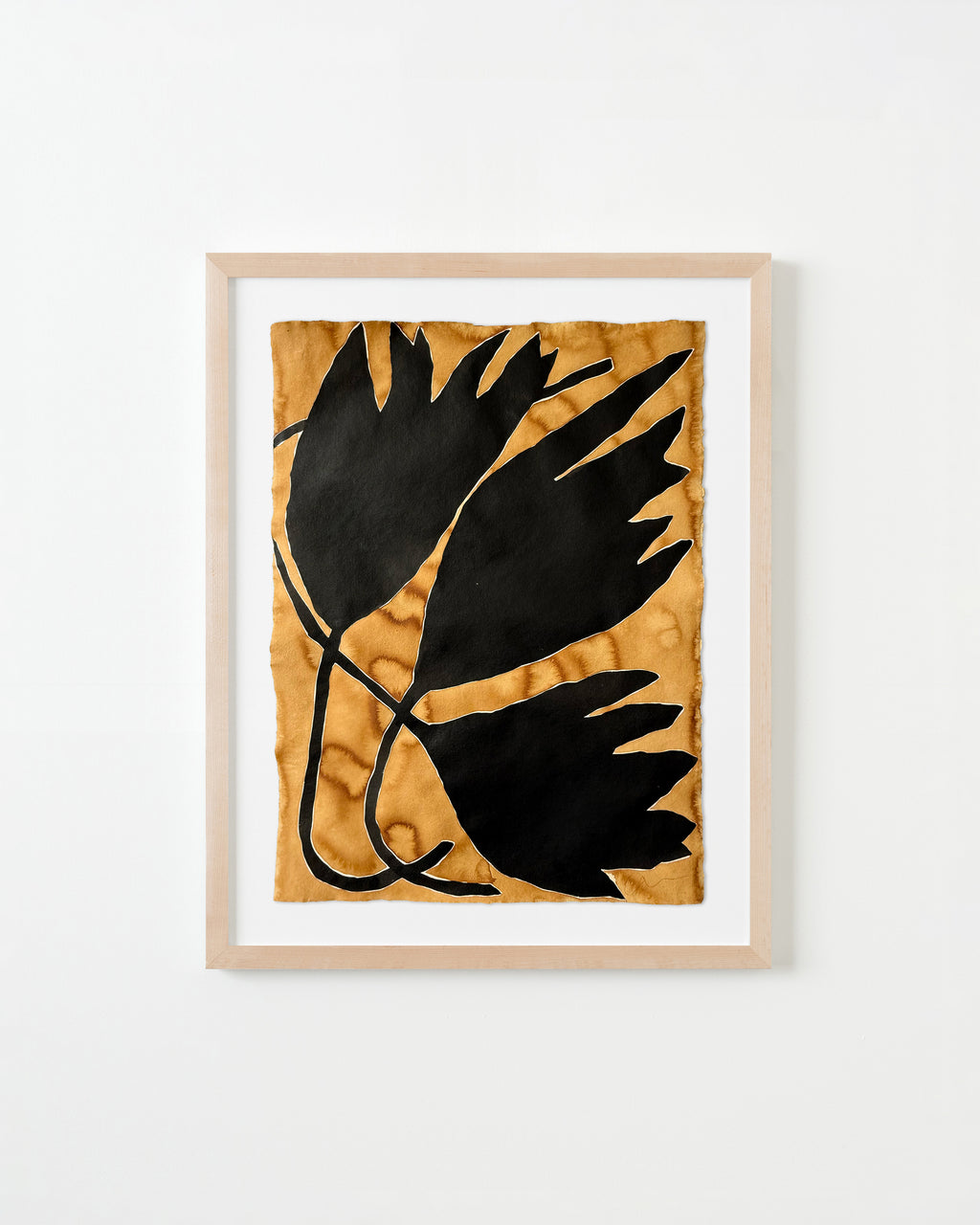 Painting by Kate Roebuck titled "Three Buds" - 3.