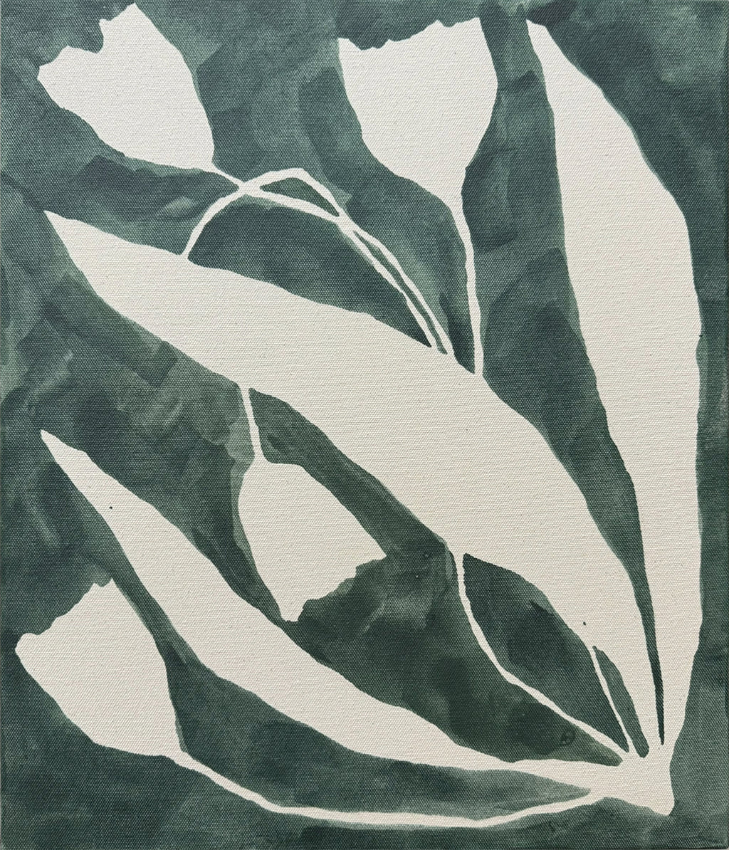 Painting by Kate Roebuck titled "Tulipiere Left" - 2.