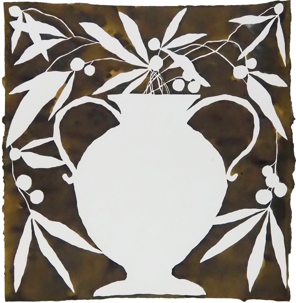 Painting by Kate Roebuck titled "Vase" - 2.