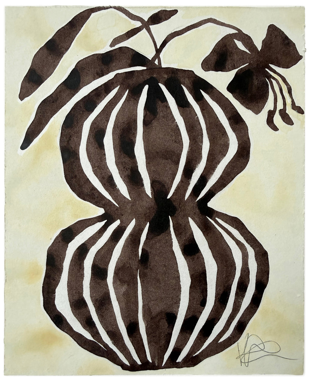 Painting by Kate Roebuck titled "Vase of Lillies" - 2.