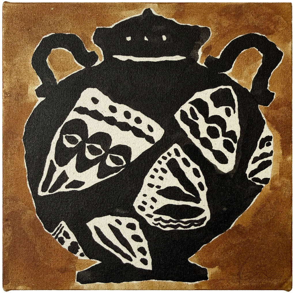 Painting by Kate Roebuck titled "Vessel for Precious Things" - 2.