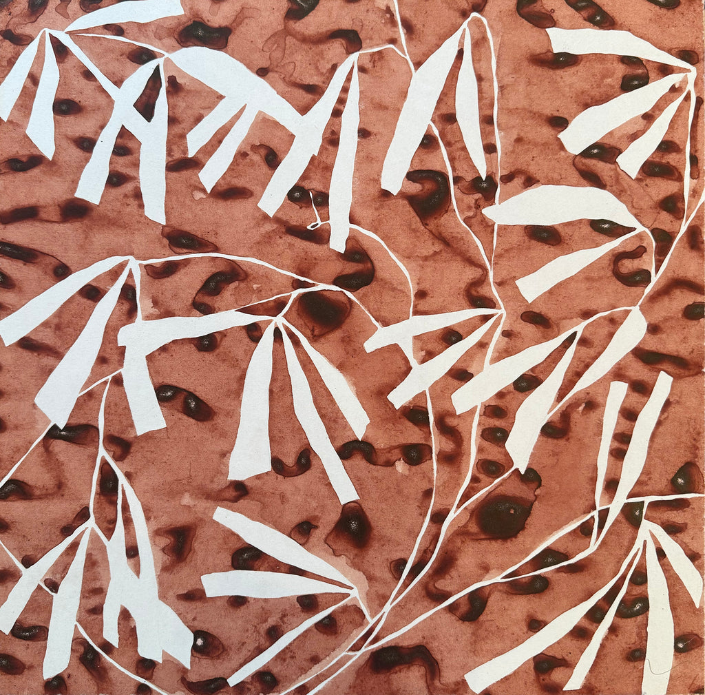 Painting by Kate Roebuck titled "Vine Panel" - 2.