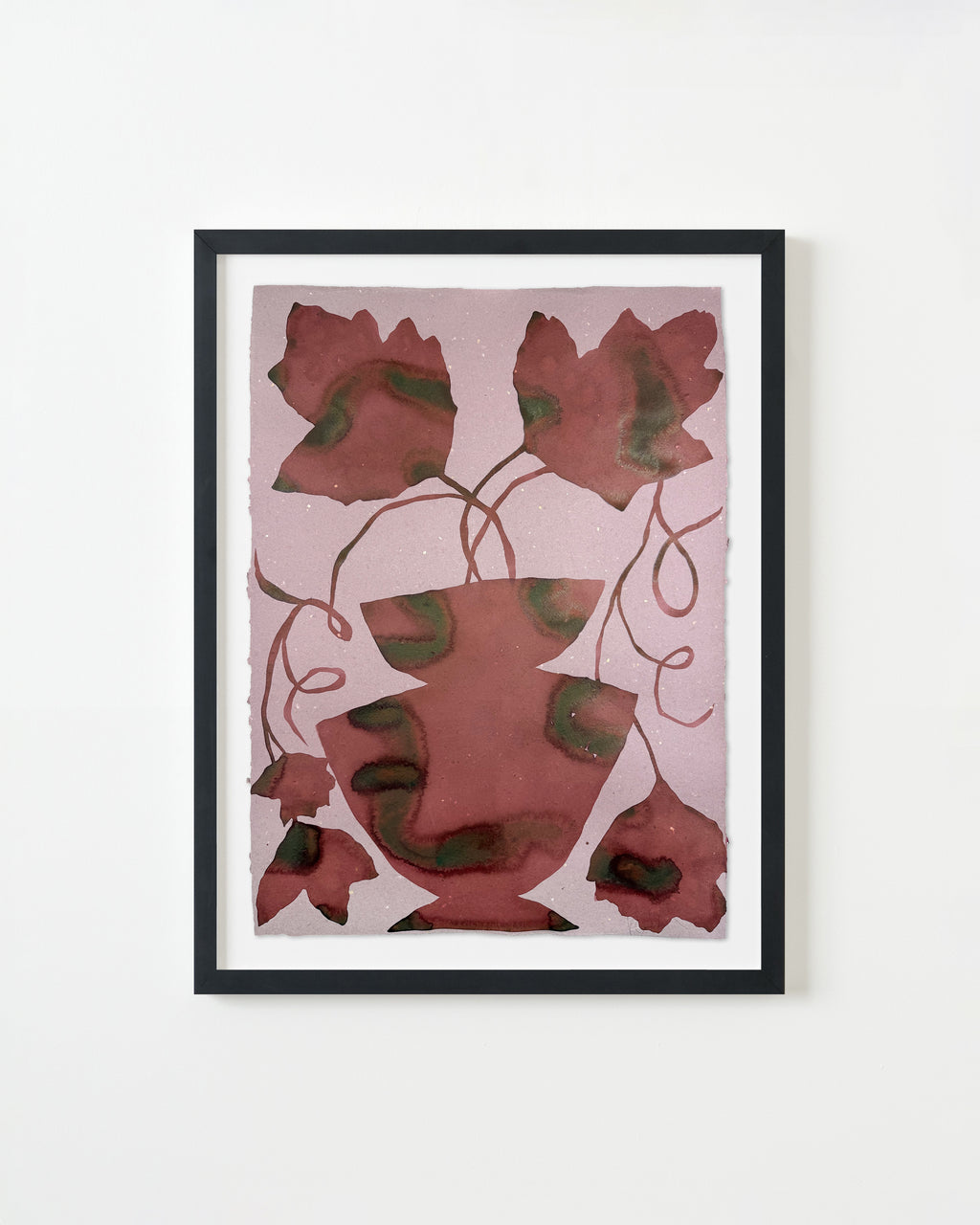 Painting by Kate Roebuck titled "Vine In Urn" - 3.
