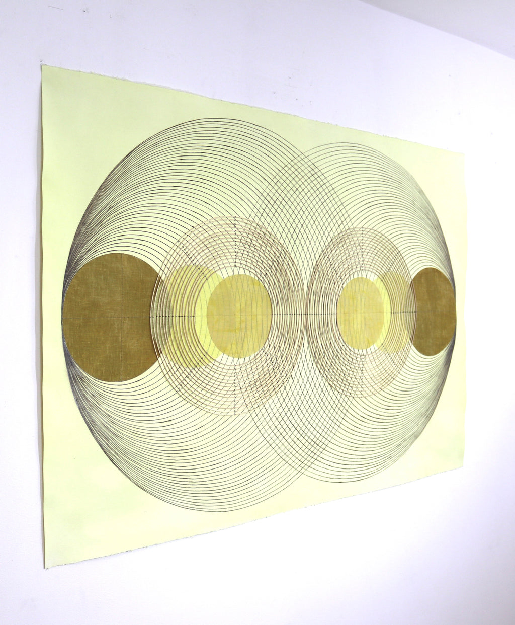 Mixed Media by Katrine Hildebrandt-Hussey titled "Oscillating Fields" - 3.