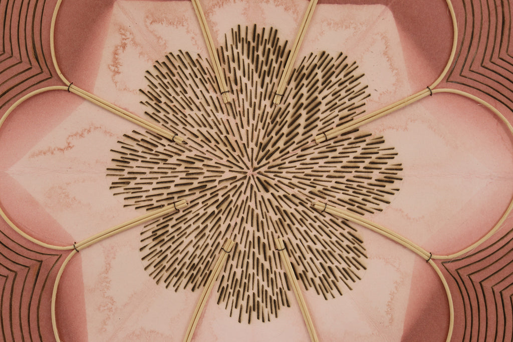 Mixed Media by Katrine Hildebrandt-Hussey titled "Recessing Petals" - 6.