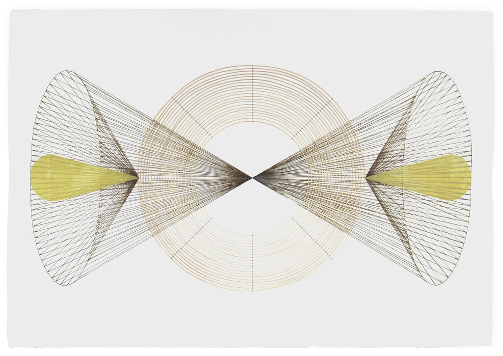 Mixed Media by Katrine Hildebrandt-Hussey titled "Refracted Energy" - 2.