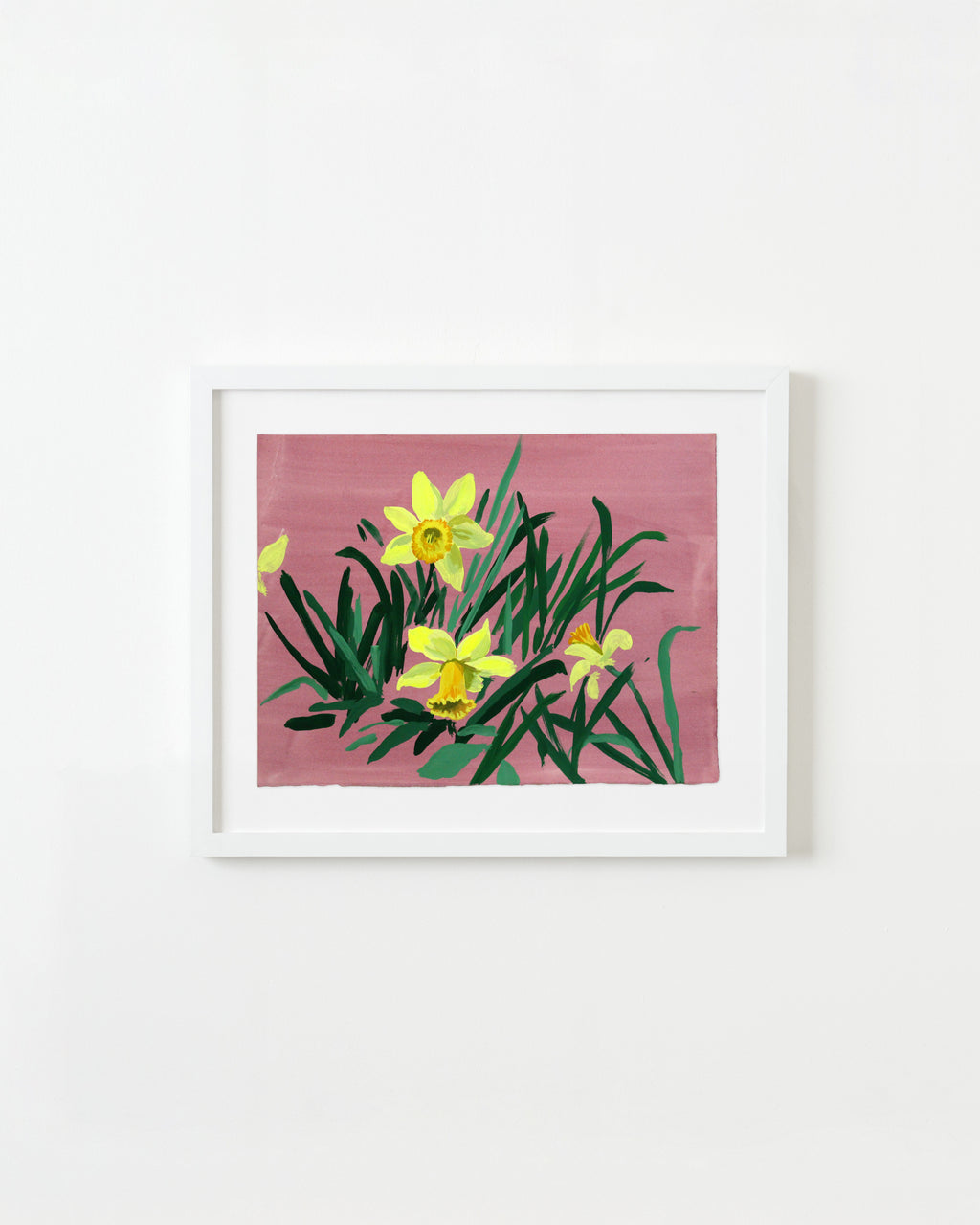 Painting by Kayla Plosz Antiel titled "Daffodils" - 3.