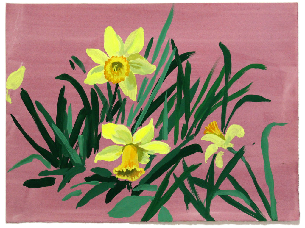Painting by Kayla Plosz Antiel titled "Daffodils" - 2.