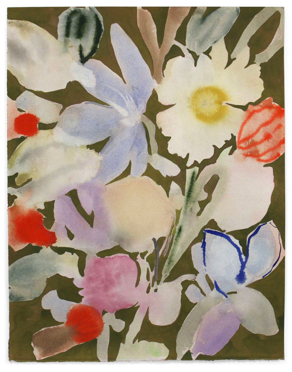 Painting by Kayla Plosz Antiel titled "Flora 1" - 2.