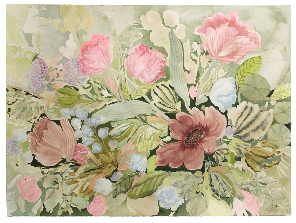 Painting by Kayla Plosz Antiel titled "Florilegia 46" - 2.