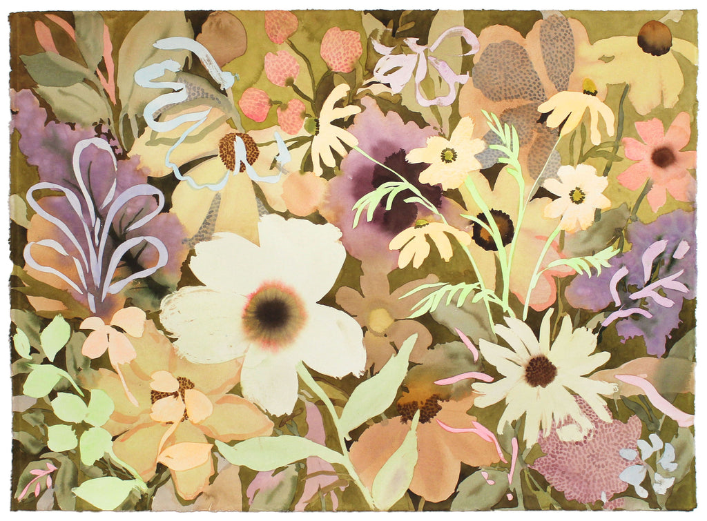 Painting by Kayla Plosz Antiel titled "Florilegia 47" - 2.