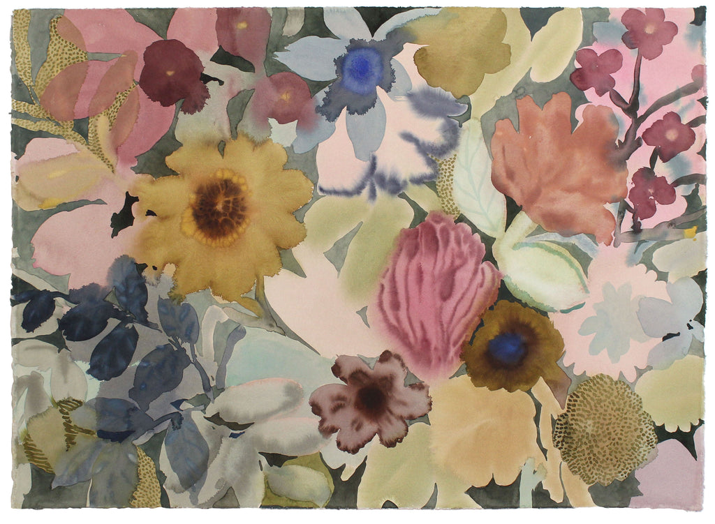 Painting by Kayla Plosz Antiel titled "Florilegia 48" - 2.