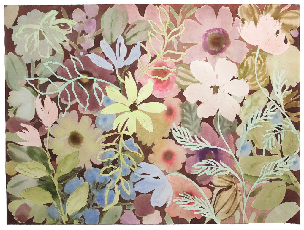 Painting by Kayla Plosz Antiel titled "Florilegia 49" - 2.