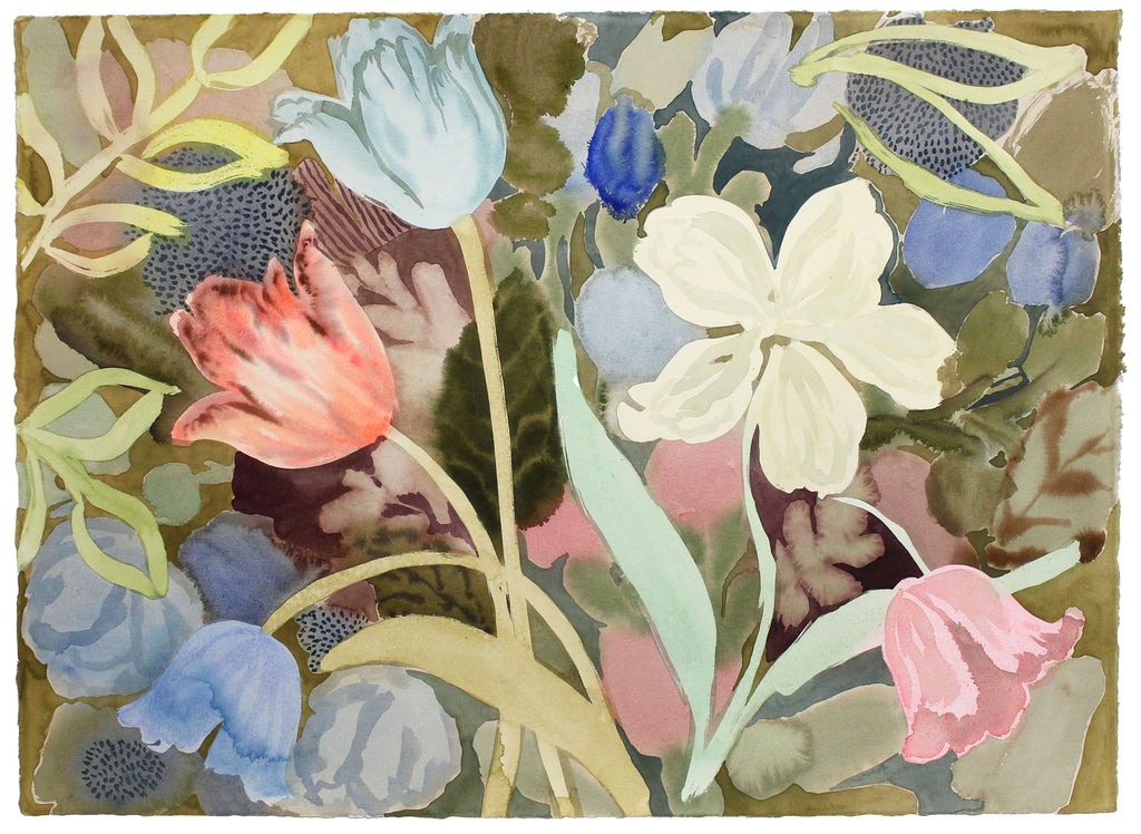 Painting by Kayla Plosz Antiel titled "Florilegia 51" - 2.