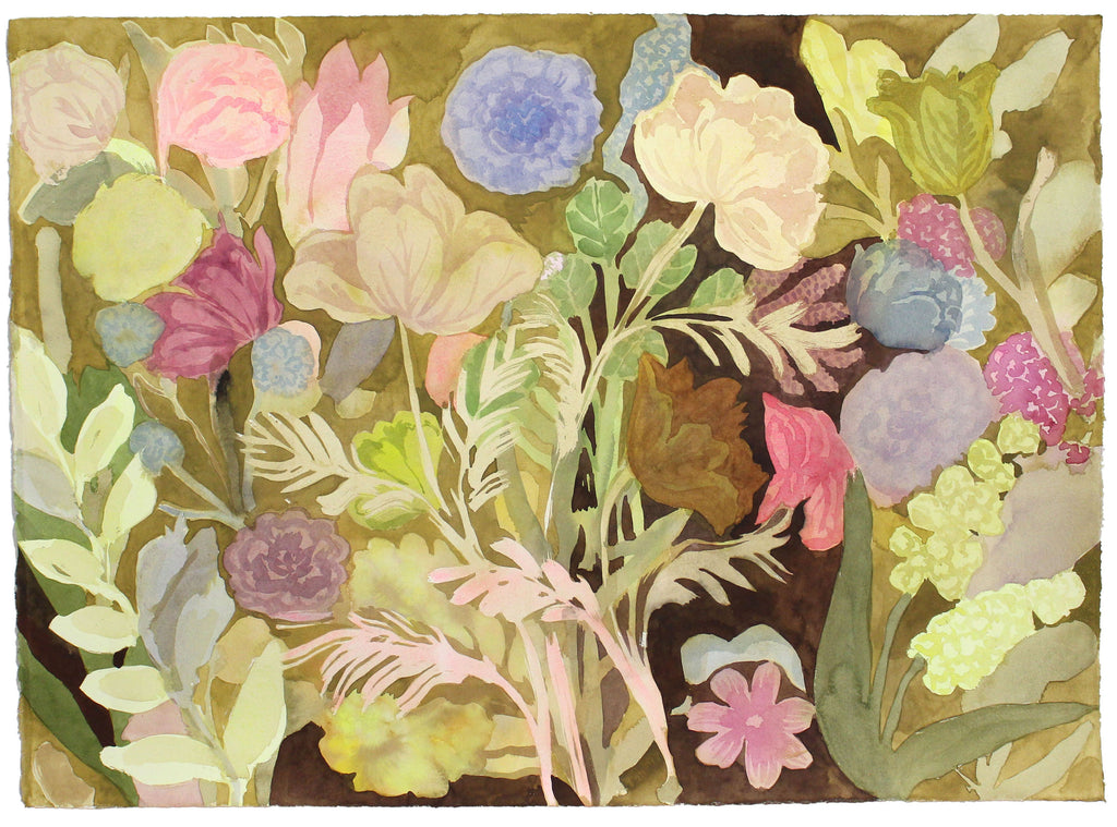 Painting by Kayla Plosz Antiel titled "Florilegia 53" - 2.