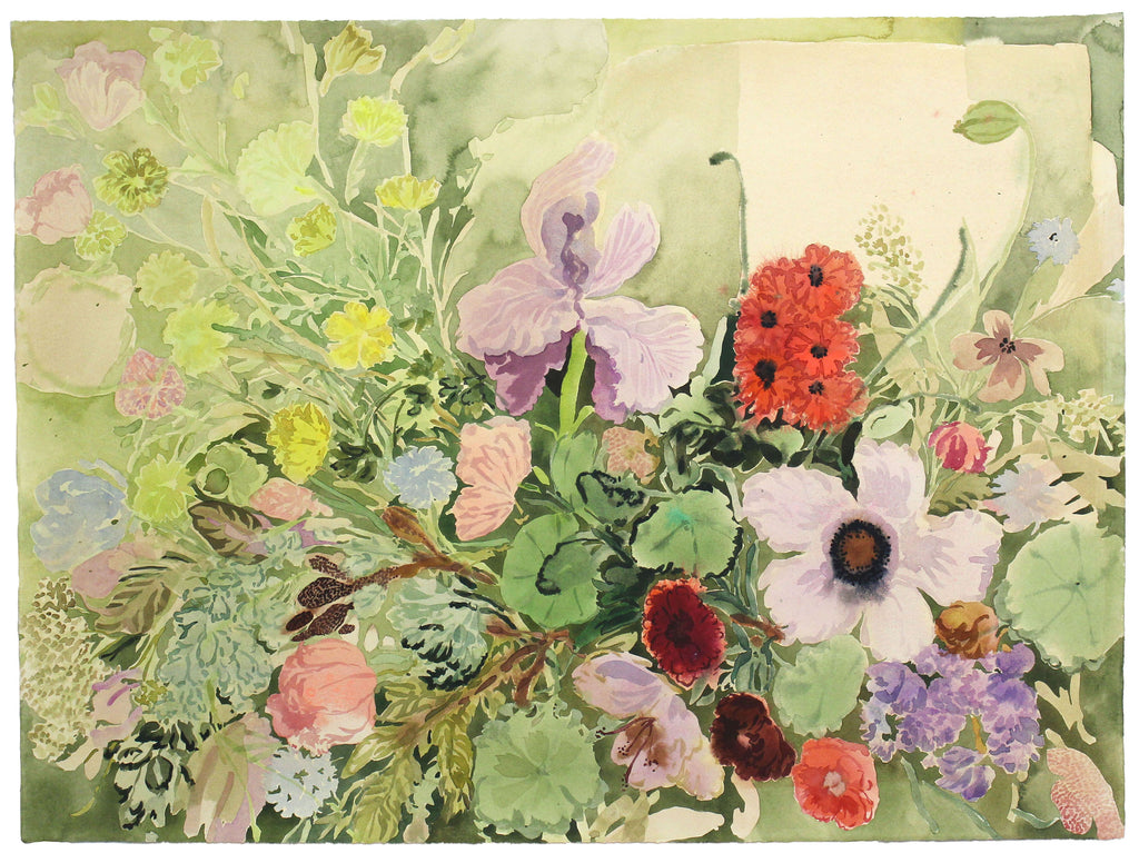 Painting by Kayla Plosz Antiel titled "Florilegia 54" - 2.