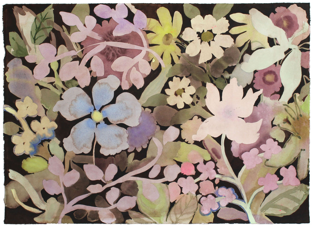 Painting by Kayla Plosz Antiel titled "Florilegia 55" - 2.