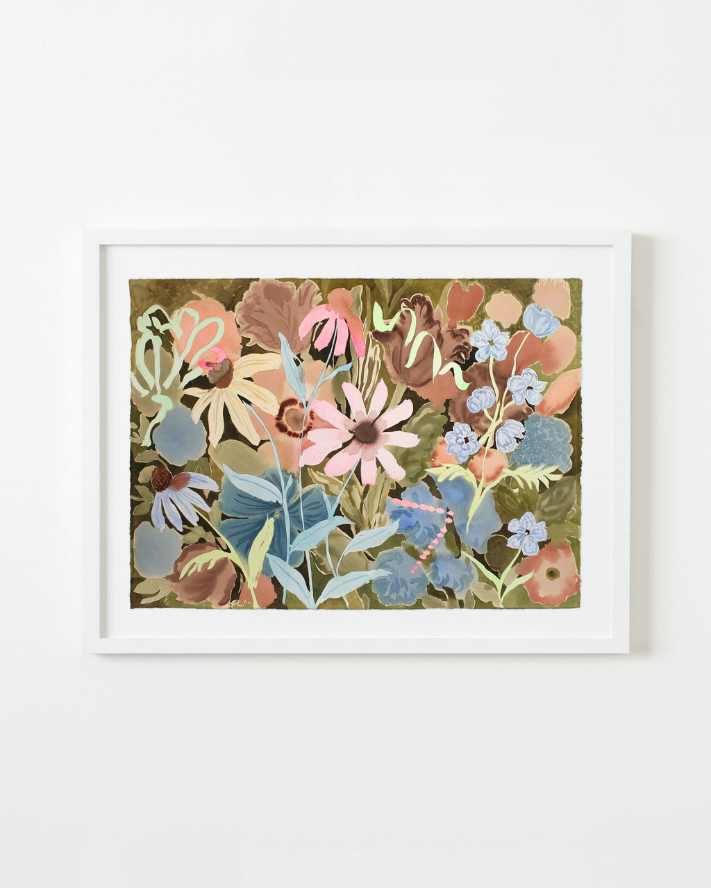 Painting by Kayla Plosz Antiel titled "Florilegia 56" - 3.