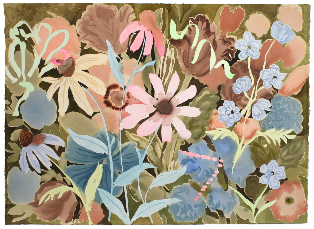 Painting by Kayla Plosz Antiel titled "Florilegia 56" - 2.
