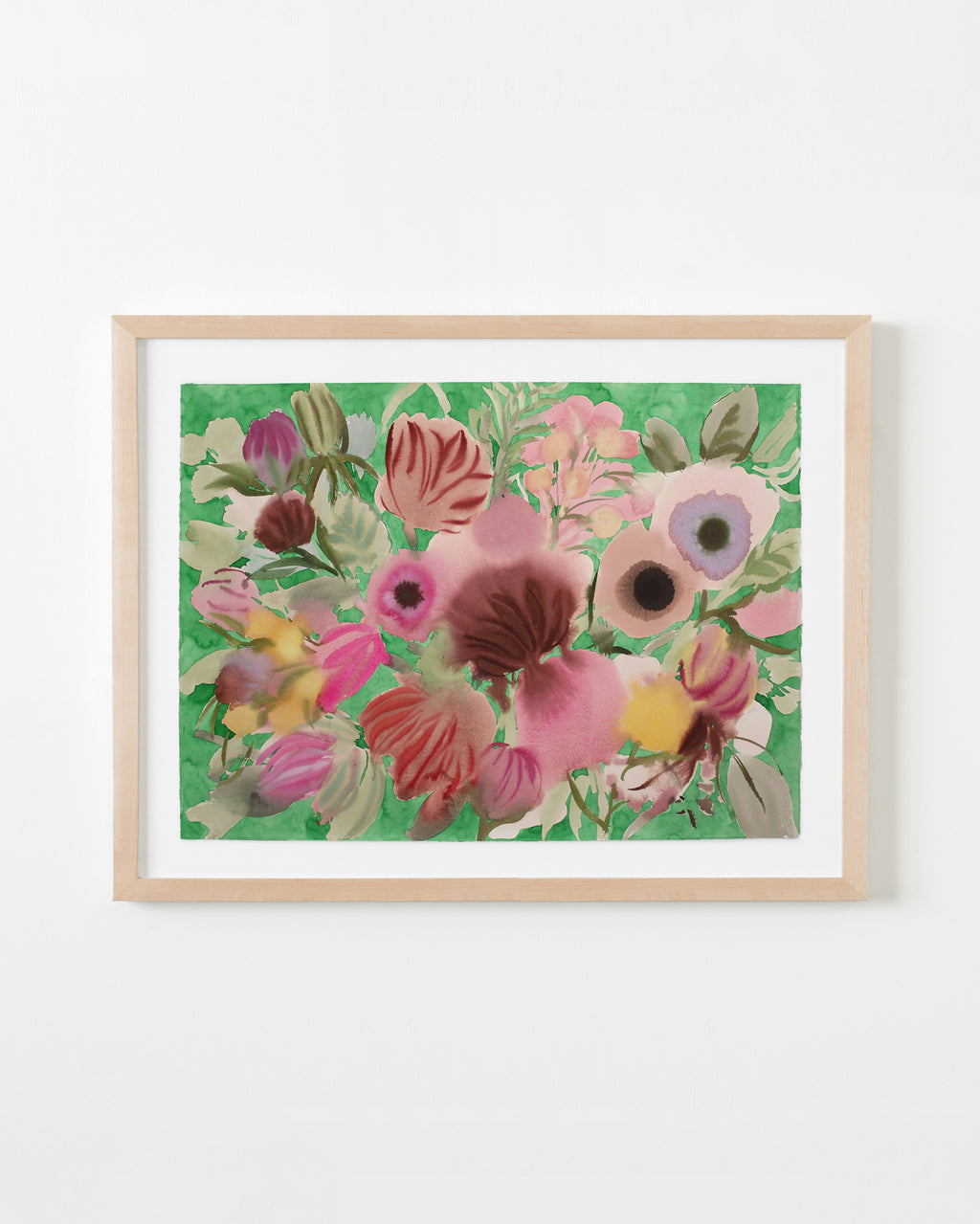 Painting by Kayla Plosz Antiel titled "Florilegia LIV" - 4.