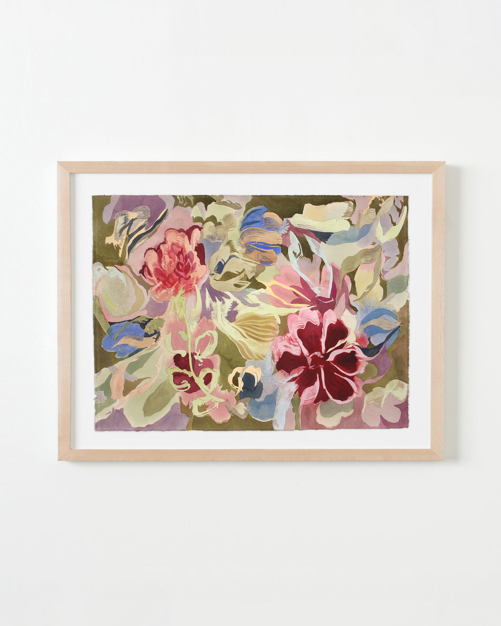 Painting by Kayla Plosz Antiel titled "Florilegia XLIX" - 3.