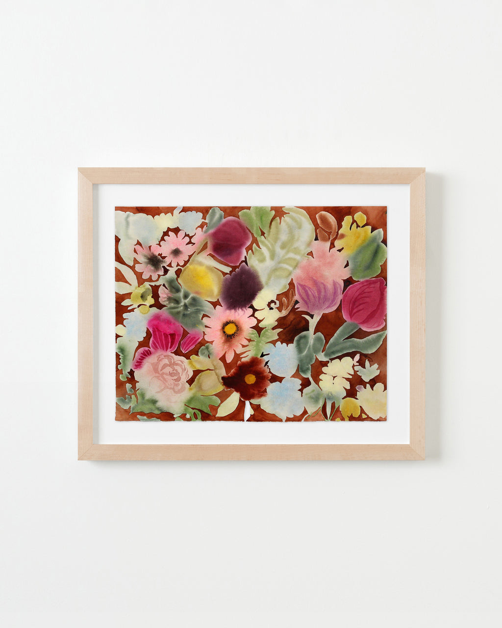 Painting by Kayla Plosz Antiel titled "Flowerfield 2" - 3.