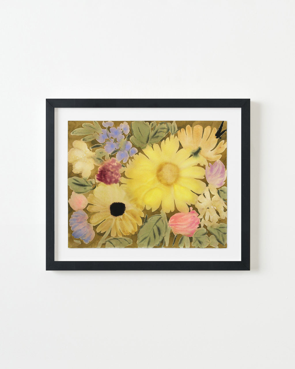 Painting by Kayla Plosz Antiel titled "Flowerfield 3" - 4.