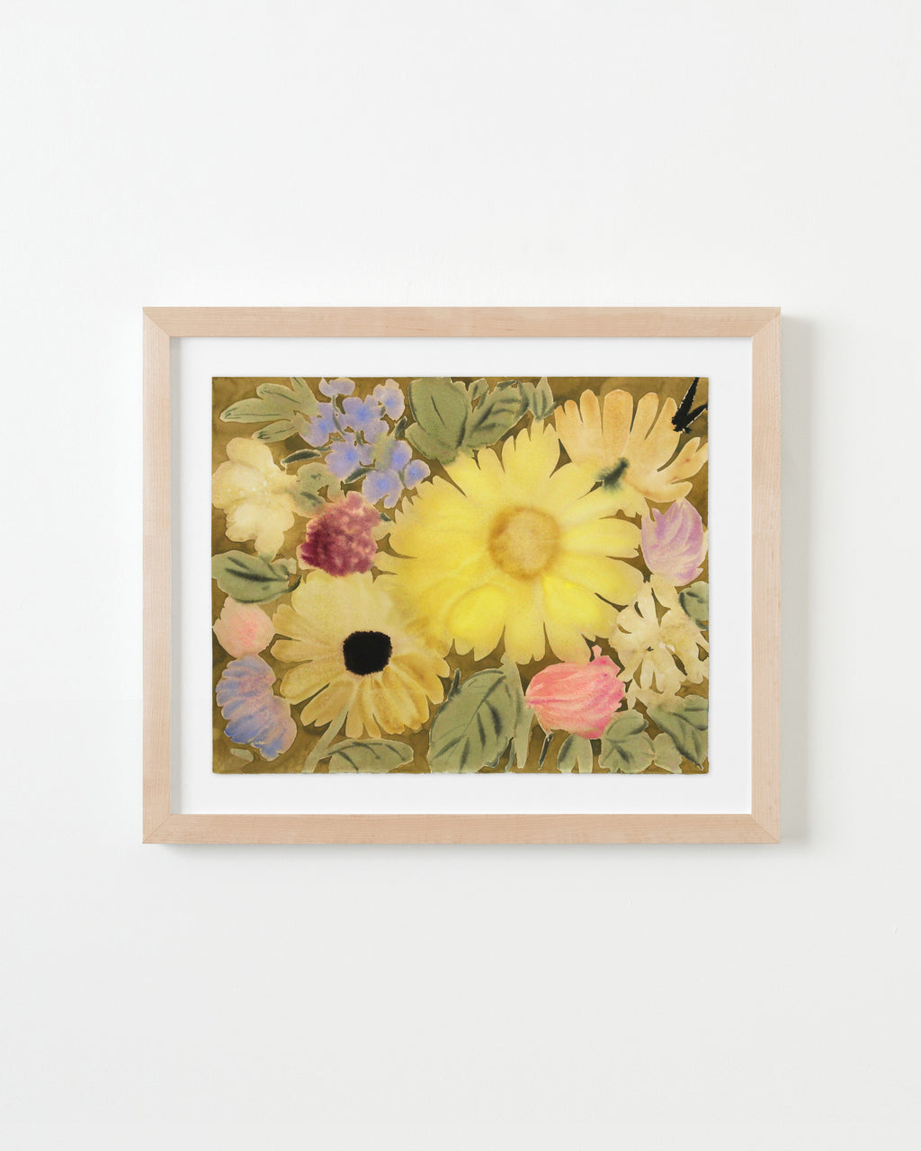 Painting by Kayla Plosz Antiel titled "Flowerfield 3" - 3.