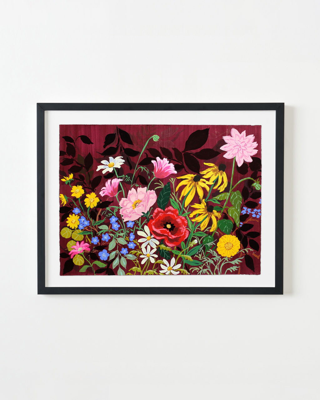 Painting by Kayla Plosz Antiel titled "Garden Series 1" - 4.