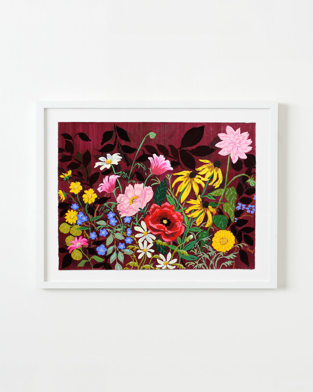 Painting by Kayla Plosz Antiel titled "Garden Series 1" - 3.