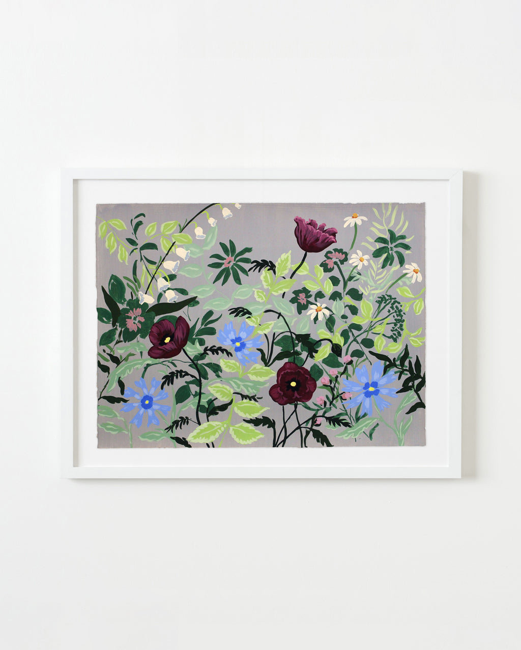 Painting by Kayla Plosz Antiel titled "Garden Series 2" - 3.